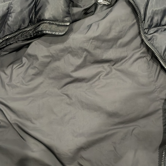The North Face 550 Goose Down Black Puffer Vest Womens Sz Large Ski Winter Warm - Picture 7 of 9